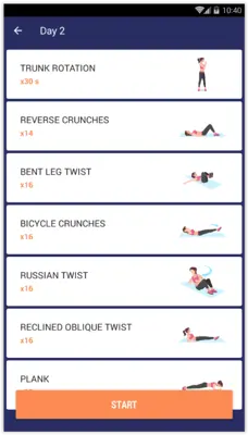 Abs Workout android App screenshot 9